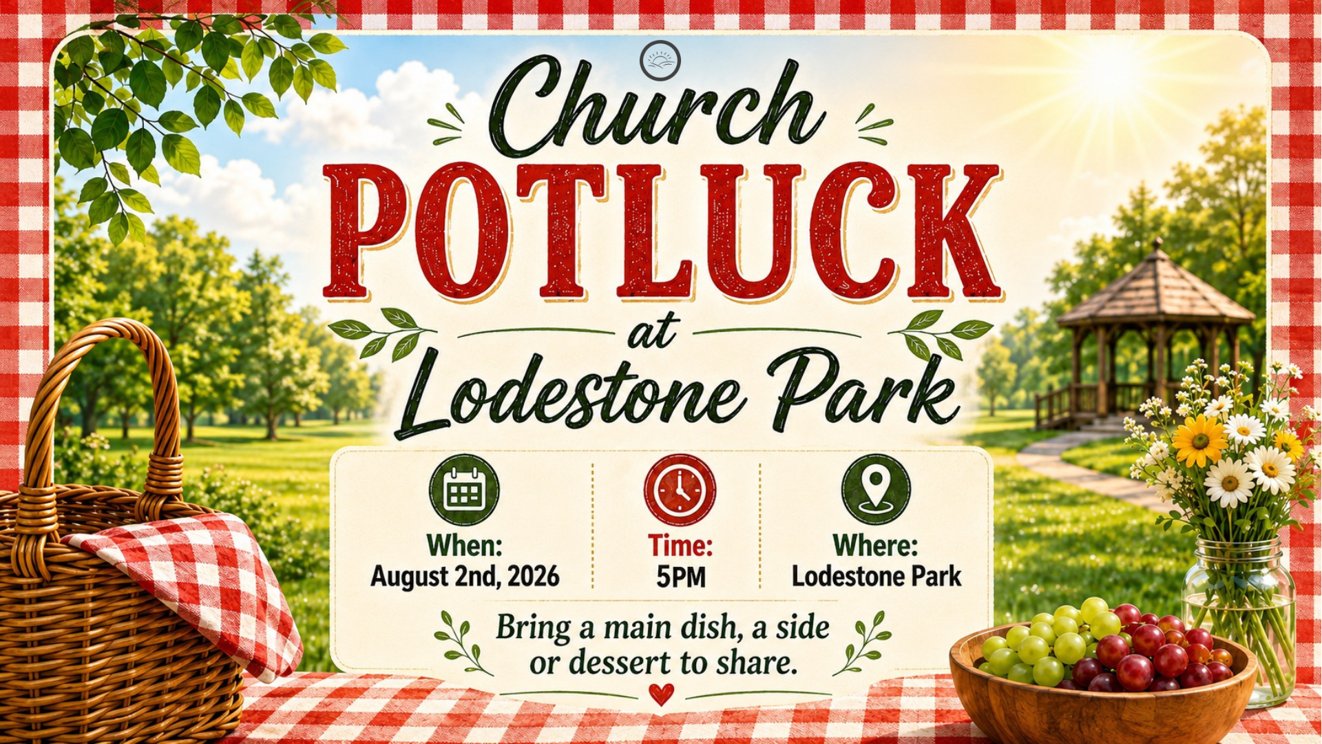 Church Potluck at Lodestone Park