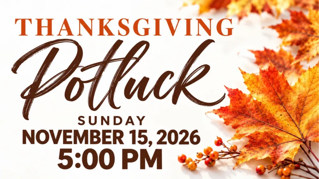 Thanksgiving Potluck