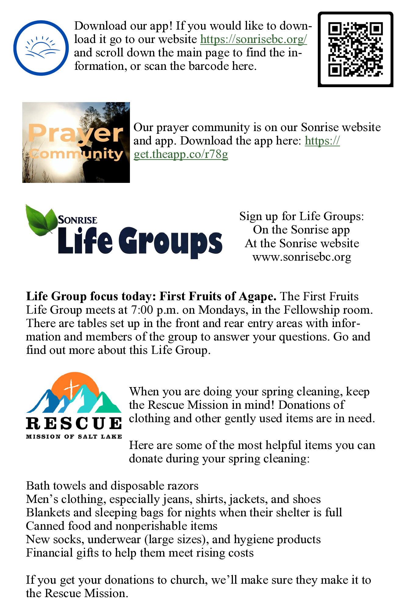 Bulletin page 3